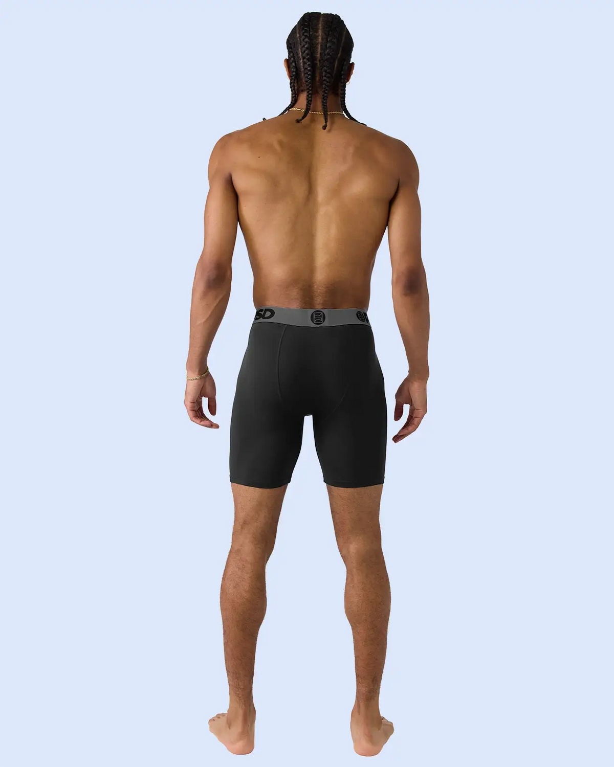Luxe Modal 3 Pack - Black Grey