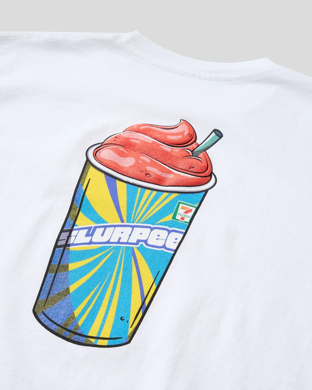 7-Eleven - Cherry Slurpee White Graphic Tee