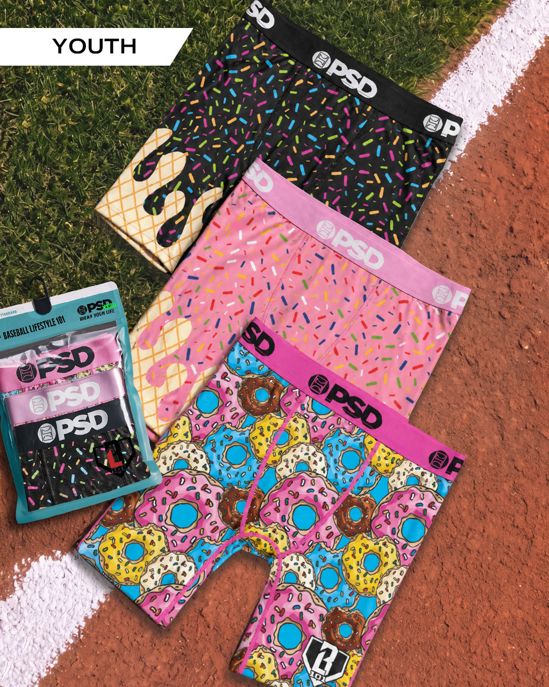 3 Pack - Baseball Lifestyle 101 Sweet Swing